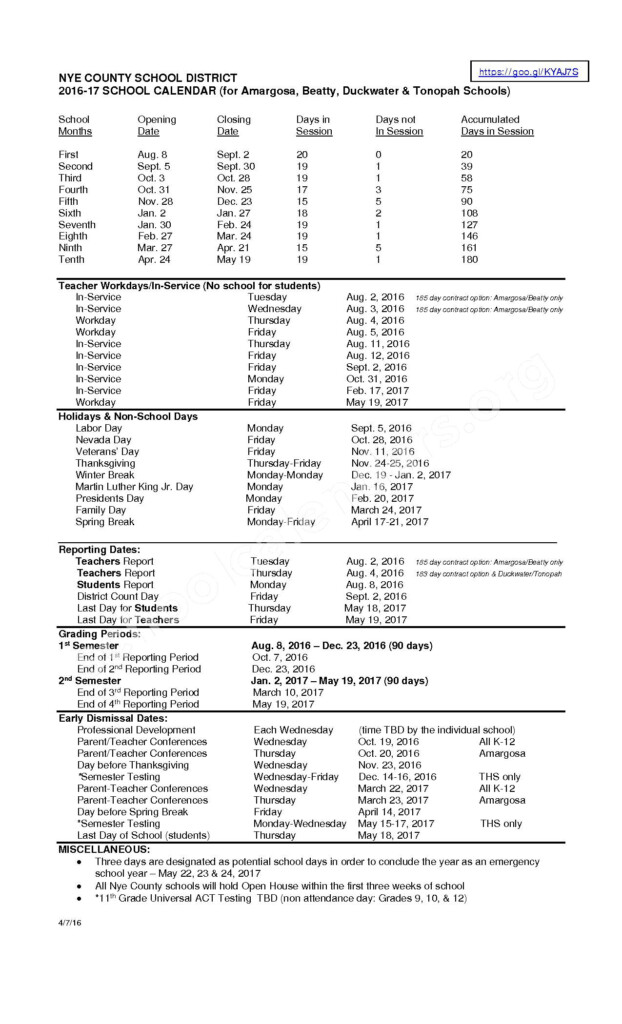 Nye County Court Calendar Printable Kids Entertainment
