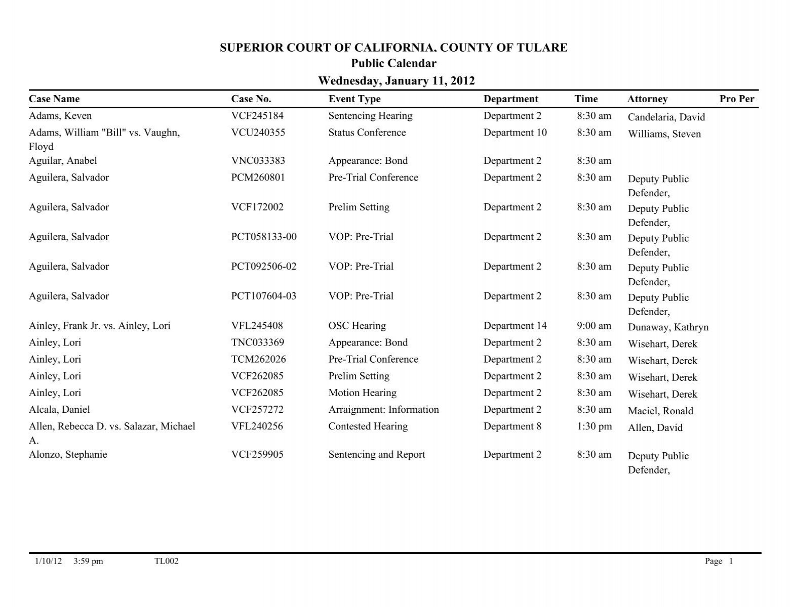 Tulare County Court Calendar 2024 USCourtCalendar com Tulare County Court Calendar 2024 USCourtCalendar com